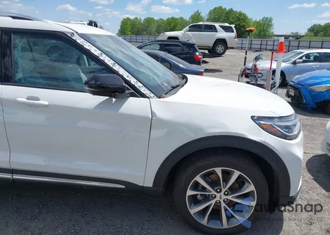 2025 Ford Explorer Platinum z USA, uszkodzony, nr VIN 1FMWK8HC0SGA53398